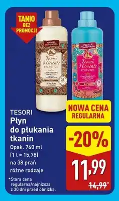 ALDI Płyn do płukania tkanin Ayurveda Tesori d'Oriente oferta