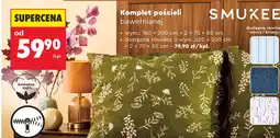 Biedronka Komplet pościeli bawełnianej SMUKEE oferta