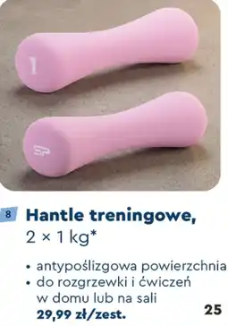 Biedronka Hantle treningowe oferta
