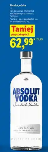 Lidl ABSOLUT Wódka oferta