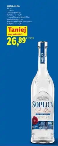 Lidl SOPLICA Wódka oferta