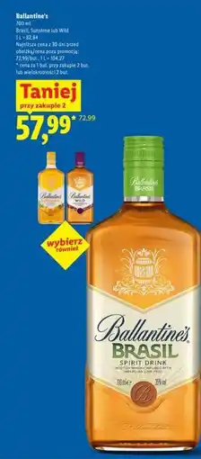 Lidl Ballantine's Brasil Spirit Drink oferta