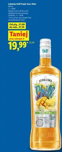 Lidl Lubelska Chill Tropic Sour, likier oferta