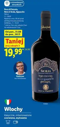 Lidl Duca di Sasseta Nero d'Avola Appassite oferta