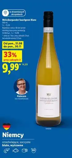 Lidl Weissburgunder Sauvignon Blanc oferta
