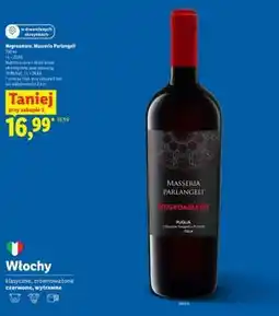 Lidl Negroamaro, Masseria Parlangeli oferta