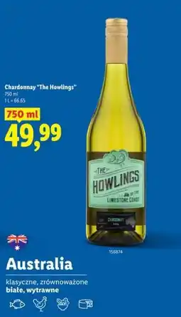 Lidl Chardonnay The Howlings oferta