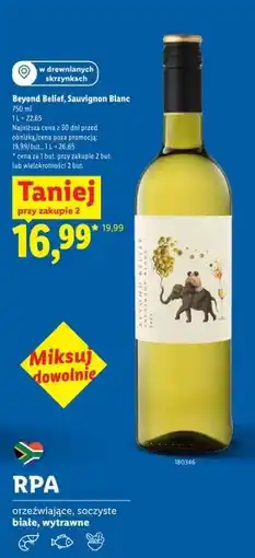 Lidl Beyond Belief, Sauvignon Blanc oferta