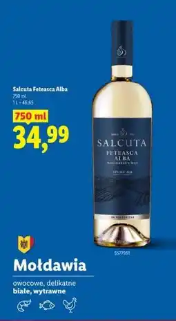 Lidl Salcuta Feteasca Alba oferta