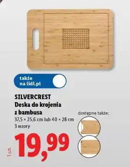 Lidl SILVERCREST Deska do krojenia z bambusa oferta