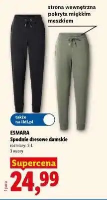Lidl Esmara Spodnie dresowe damskie oferta