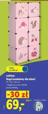 Lidl LUPILU Regał modułowy dla dzieci oferta