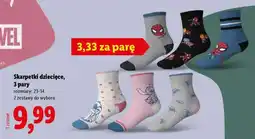Lidl Skarpetki dziecięce, 3 pary oferta