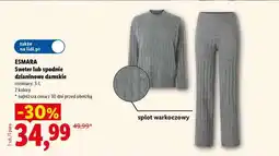 Lidl ESMARA Sweter lub spodnie dzianinowe damskie oferta