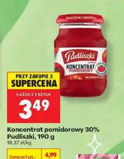 Biedronka Koncentrat pomidorowy 30% Pudliszki, 190 g oferta
