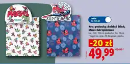 Lidl Koc z poduszką z kolekcji Stitch, Marvel lub Spiderman oferta
