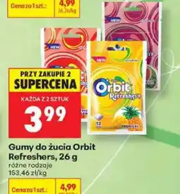 Biedronka Gumy do żucia Orbit Refreshers, 26 g oferta