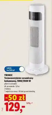 Lidl TRONIC Termowentylator ceramiczny kolumnowy, 1000/2000 W oferta