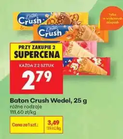 Biedronka Baton Crush Wedel, 25 g oferta