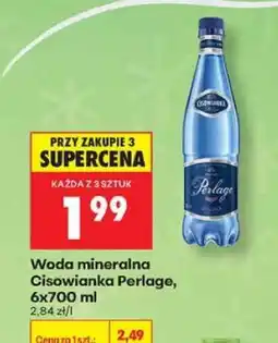 Biedronka Woda mineralna Cisowianka Perlage 6x700 ml oferta