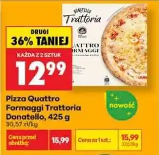 Biedronka Pizza Quattro Formaggi Trattoria Donatello, 425 g oferta