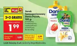 Biedronka Serek homogenizowany Danio Pouch, 120 g oferta