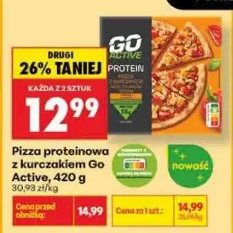 Biedronka Pizza proteinowa z kurczakiem Go Active, 420 g oferta
