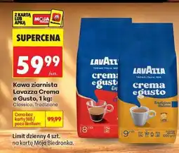 Biedronka Kawa ziarnista Lavazza Crema e Gusto 1 kg oferta