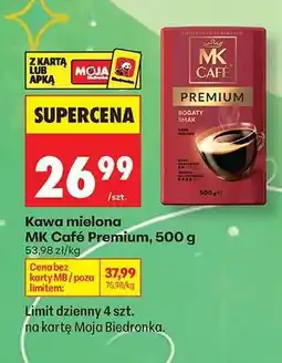 Biedronka Kawa mielona MK Café Premium , 500 g oferta