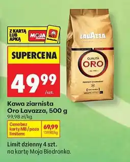 Biedronka Kawa ziarnista Oro Lavazza, 500 g oferta