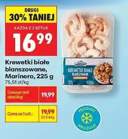 Biedronka Krewetki białe blanszowane Marinero , 225 g oferta