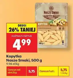 Biedronka Kopytka Nasze Smaki, 500 g oferta