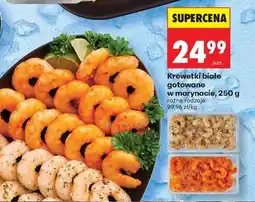Biedronka Krewetki białe gotowane w marynacie, 250 g oferta