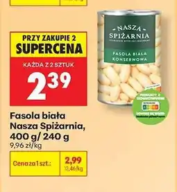 Biedronka Fasola biała Nasza Spiżarnia 400 g / 240 g oferta