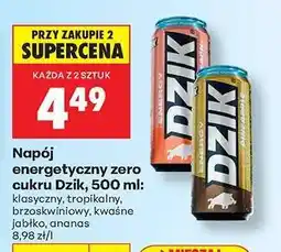Biedronka Napój energetyczny zero cukru Dzik, 500 ml oferta