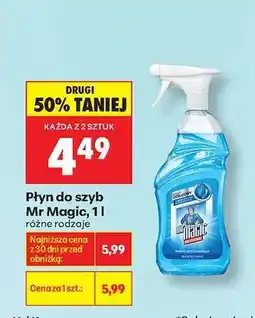 Biedronka Płyn do szyb Mr Magic, 1 l oferta