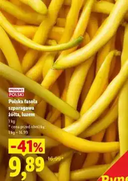 Lidl Polska fasola szparagowa żółta, luzem oferta
