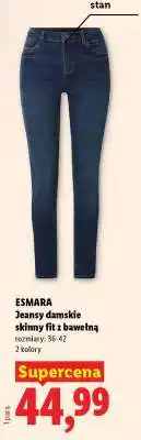 Lidl Esmara Jeansy damskie oferta
