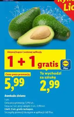 Lidl Awokado zielone oferta