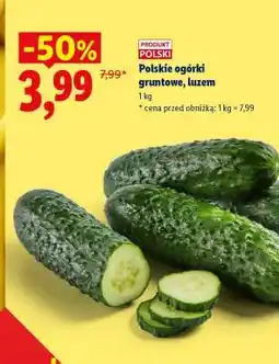 Lidl Polskie ogórki gruntowe, luzem oferta