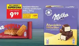 Biedronka Alpejskie Mleczko o smaku waniliowym Milka 330 g oferta