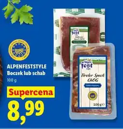 Lidl ALPENFESTSTYLE Boczek lub schab oferta
