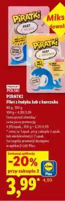 Lidl Piratki Filet z indyka lub z kurczaka oferta