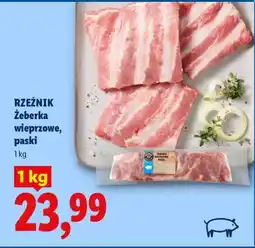 Lidl RZEŹNIK Żeberka wieprzowe, paski oferta