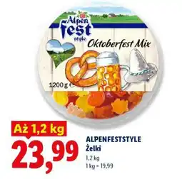 Lidl ALPENFESTSTYLE Želki oferta
