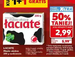 Kaufland ŁACIATE Masło ekstra 200 g opakowanie oferta