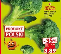 Kaufland Polski brokuł 500 g sztuka oferta