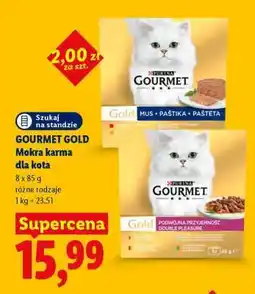 Lidl Gourmet Gold Mokra karma dla kota oferta
