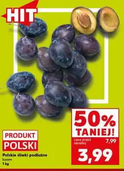 Kaufland Polskie śliwki podłużne luzem 1 kg oferta