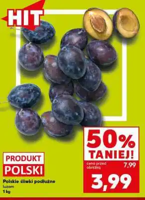 Kaufland Polskie śliwki podłużne luzem 1 kg oferta